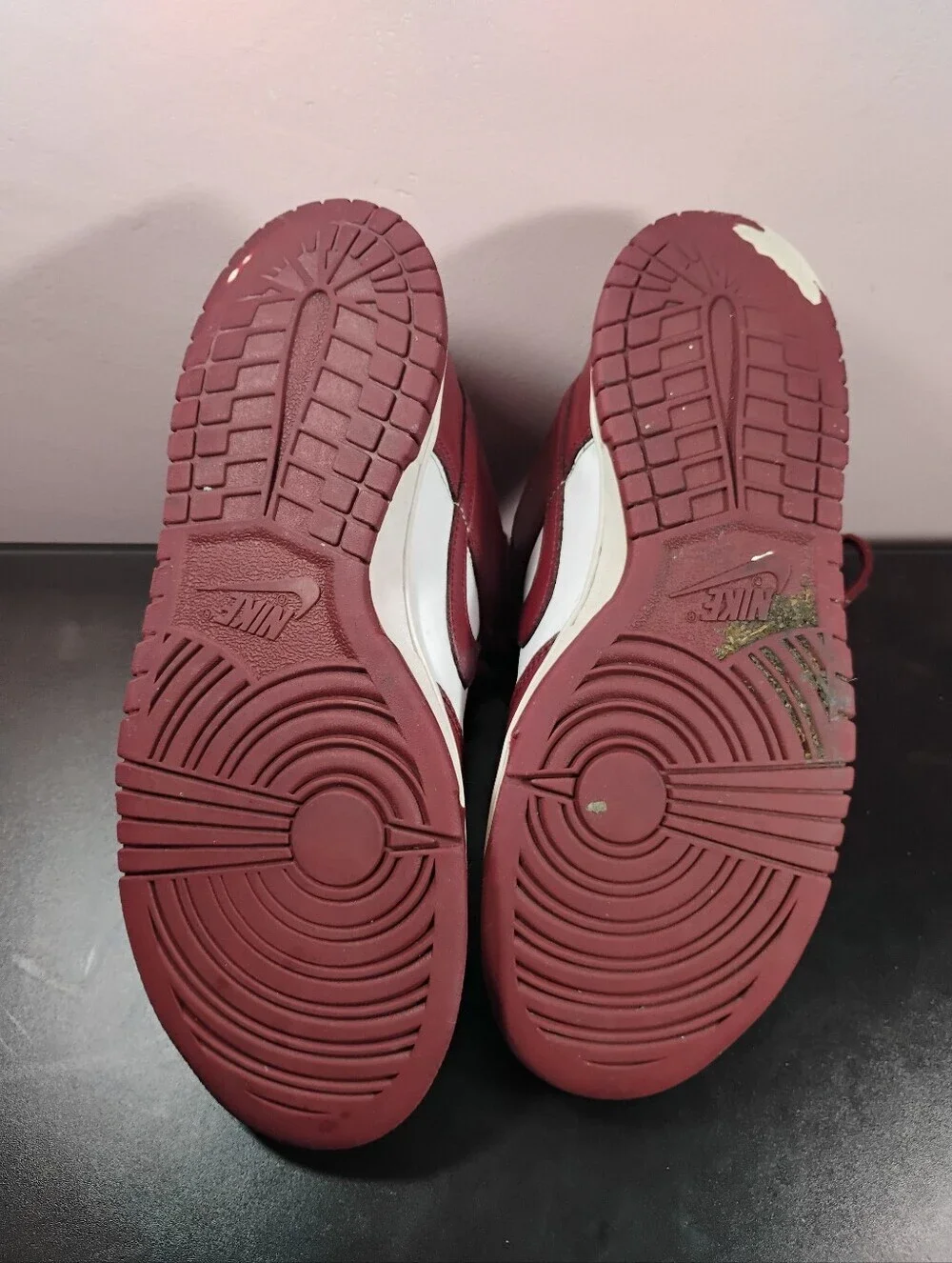 Nike Dunk Low Redwood GS 7Y White Gym Red FB9109‑115 – As‑Is